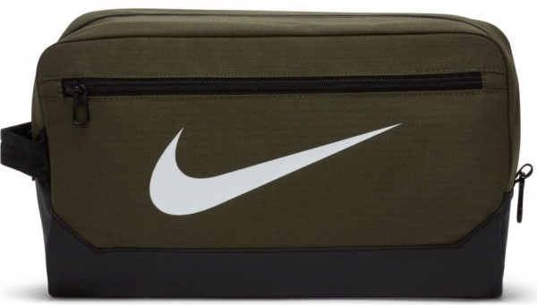Vaky na tenisky Nike Brasilia Shoe Bag 9.0 - cargo khaki/black/white