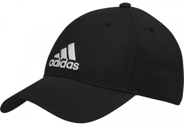  Adidas 6 Panel Cap Lightweight Embroidered Logo OSFY - black/black/white