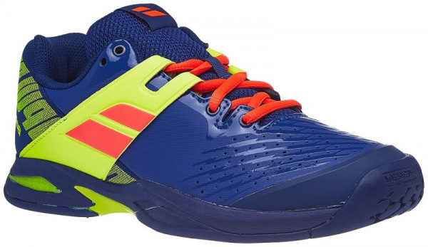Junior shoes Babolat Propulse All Court Junior - blue/fluo aero