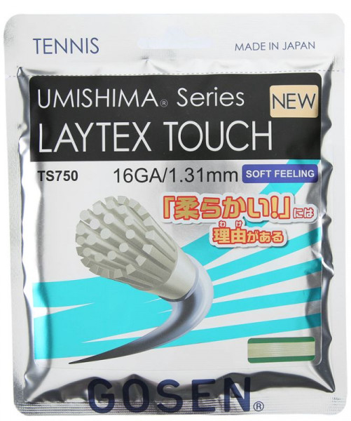 Tennis String Gosen Umishima Laytex Touch (12.2 m) - natural