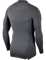 Odzież kompresyjna Nike Pro LS Comp Top Mock - carbon heather/black/black Odzież kompresyjna Nike Pro LS Comp Top Mock - carbon heather/black/black