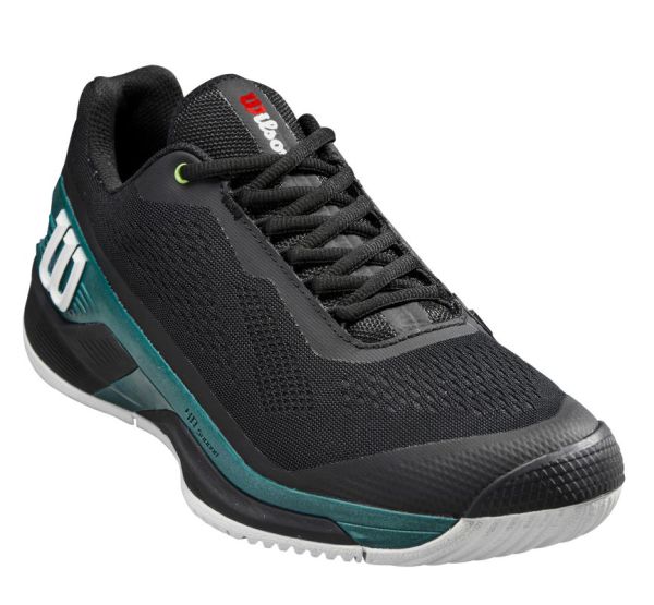 Chaussures de tennis pour hommes Wilson Rush Pro 4.0 Blade - Noir, Turquoise