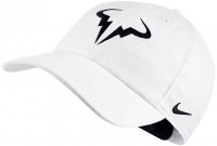 Tennisemüts Nike Rafa U Aerobill H86 Cap - white/black