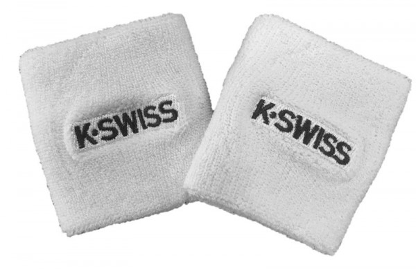 Muñequera de tenis K-Swiss Wristband - white/brunner blue