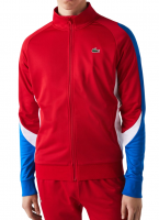 Hanorac tenis bărbați Lacoste SPORT Classic Fit Zip Tennis Sweatshirt - red/blue/white Hanorac tenis bărbați Lacoste SPORT Classic Fit Zip Tennis Sweatshirt - red/blue/white