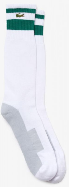  Lacoste Men's Performance Sock 1P - white/green/grey