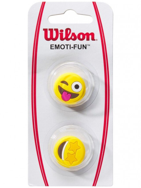 Vibracijų slopintuvai Wilson Emoti-Fun - winking tongue out/star eyes