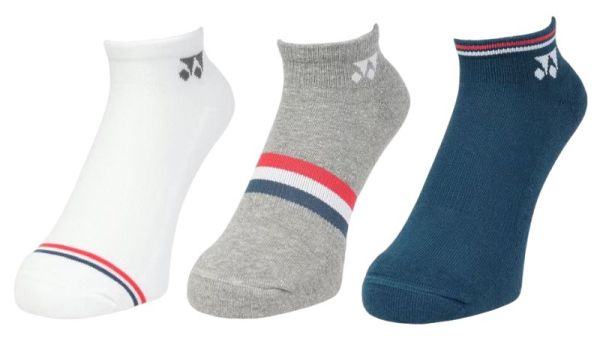 Tennissocken Yonex Low Cut 3P - Mehrfarbig