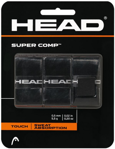 Viršutinės koto apvijos Head Super Comp (3 vnt.) - black