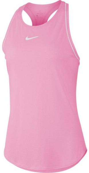  Nike Court Dry Tank - pink rise/white