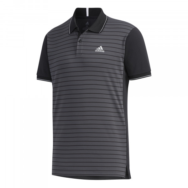 Herren Tennispoloshirt Adidas Heat Ready CB M PL1 - black