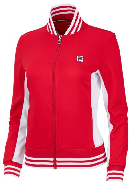 Teniso džemperis moterims Fila Jacket Georgia - fila red/white