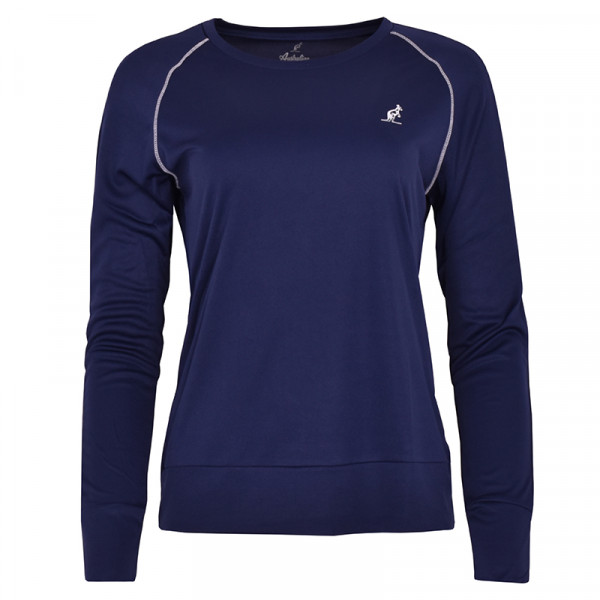 Maglietta da tennis da donna (a maniche lunghe) Australian T-Shirt Ace Long Sleeve - blu cosmo