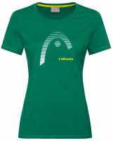 Tenisa T-krekls sievietēm Head Club Lara T-Shirt - green