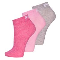 Ponožky Fila Quarter Plain Socks 3P - lady melange