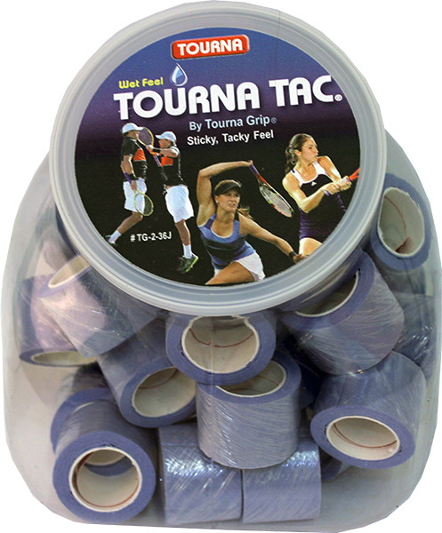 Grips de tennis Tourna Tac Jar Display 36P - blue