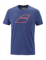 Herren Tennis-T-Shirt Babolat Big Flag Tee Men - estate blue heather