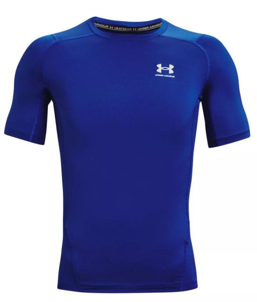 Męski t-shirt Under Armour Men's HeatGear Armour Short Sleeve - Niebieski