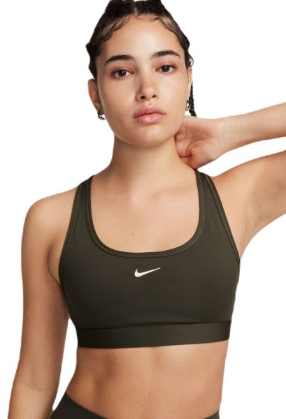 Γυναικεία Μπουστάκι Nike Swoosh Light Support Non-Padded Sports Bra - cargo khaki/white