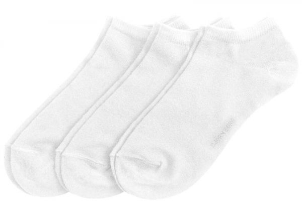 Calcetines de tenis  Björn Borg Sock Step Solid Essential 3P - white