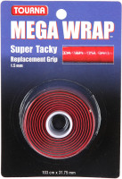 Tennis Basisgriffbänder Tourna Mega Wrap red 1P