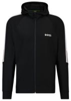 Muška sportski pulover BOSS x Matteo Berrettini Regular-Fit Zip-Up Sicon MB 2 - Crni