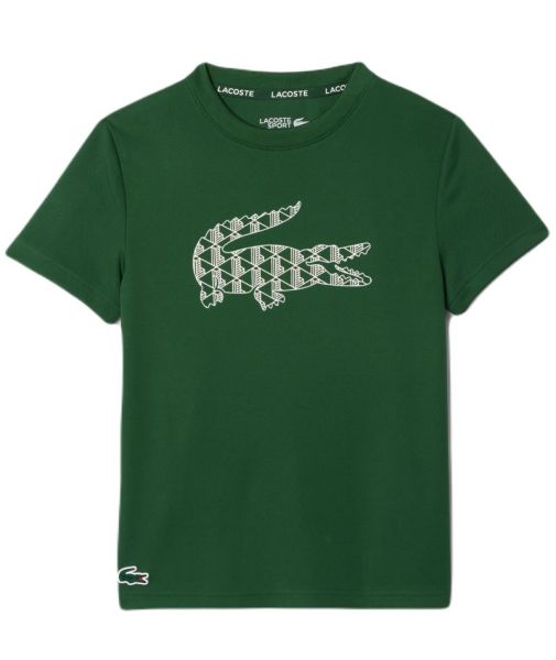 Boys' t-shirt Lacoste Ultra-Dry Piqué - Green