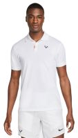 Męskie polo tenisowe Nike Rafa Slim Polo - white/black
