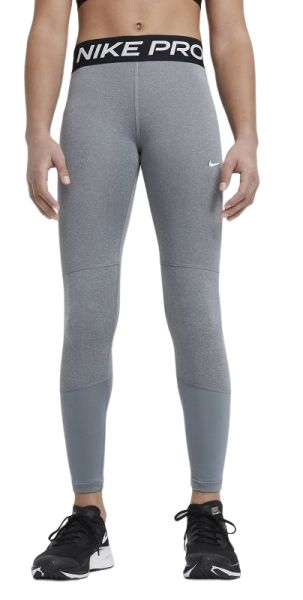 Girls' trousers Nike Pro G Tight - carbon hetaher/white