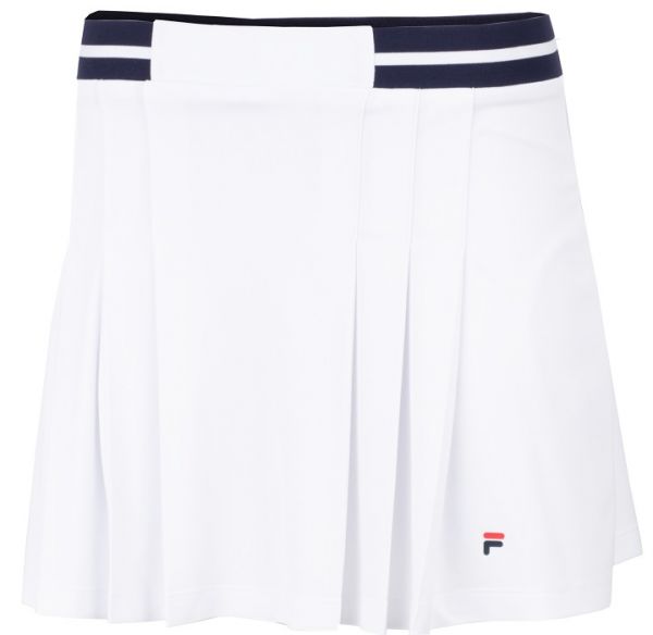 Ženska teniska suknja Fila Skort Alica - white/fila navy