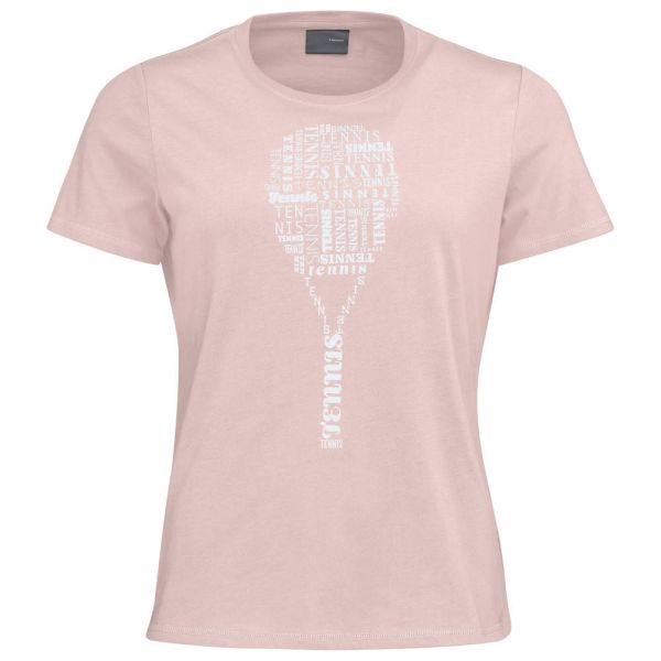 Дамска тениска Head TYPO T-Shirt W - Розов
