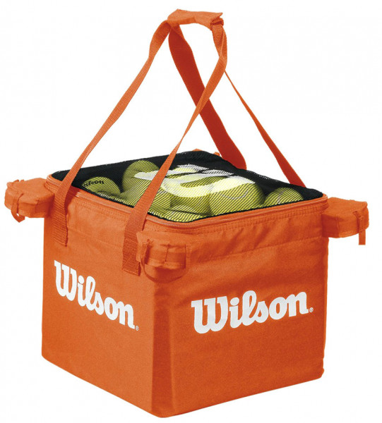 Atsarginis kamuoliukų surinkėjo krepšys Wilson Teaching Cart Orange