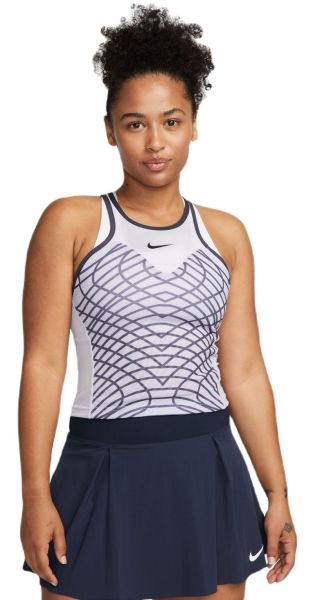 Damen Tennistop Nike Court Dri-Fit Slam Tank Top - oxygen purple/gridiron/black