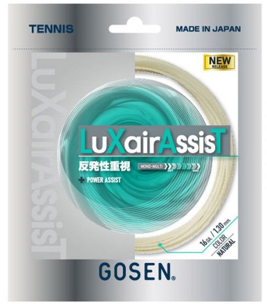 Tennis-Saiten Gosen Luxair Assist (12.2 m) - natural