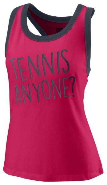 Marškinėliai moterims Wilson Tennis Anyone Tech Tank W - love potion