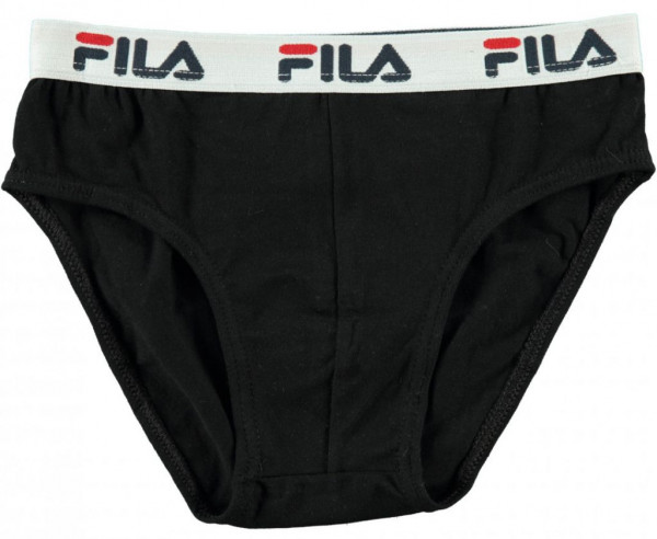 Bokserki sportowe Fila Underwear Boy Basic Brief 1P - black
