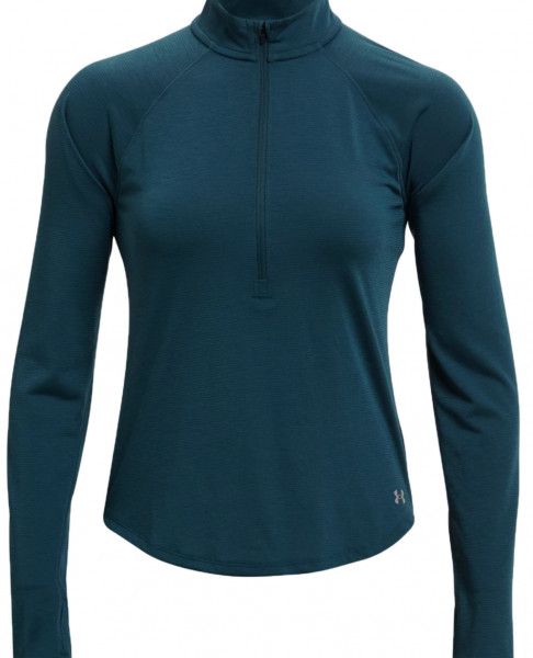 Damen Tennissweatshirt Under Armour Streaker Half Zip W - blue note/reflective