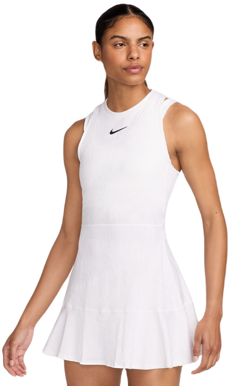 Nike Court Dri Fit Slam Tennis Dress Blanc