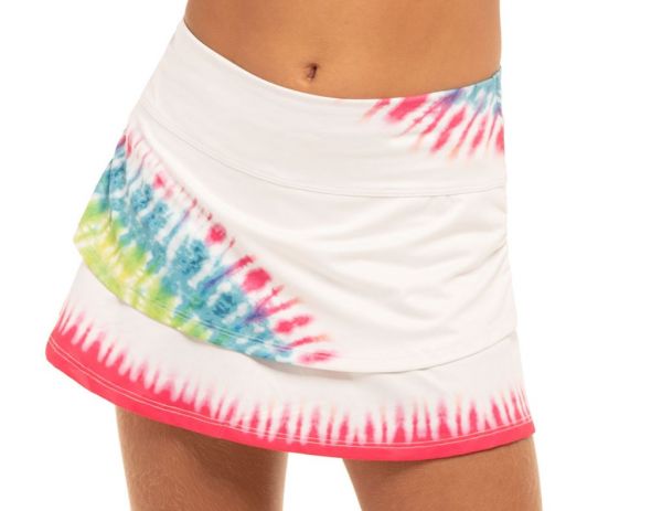 Mädchen Rock Lucky in Love Novelty Summer Fun Skirt W/Back Pocket - multicolor