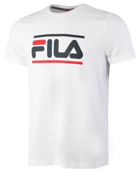 Herren Tennis-T-Shirt Fila T-Shirt Chris - white