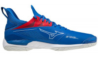 Pánská obuv na badminton/squash Mizuno Wave Mirage 4 - french blue/white/ignition red Pánská obuv na badminton/squash Mizuno Wave Mirage 4 - french blue/white/ignition red