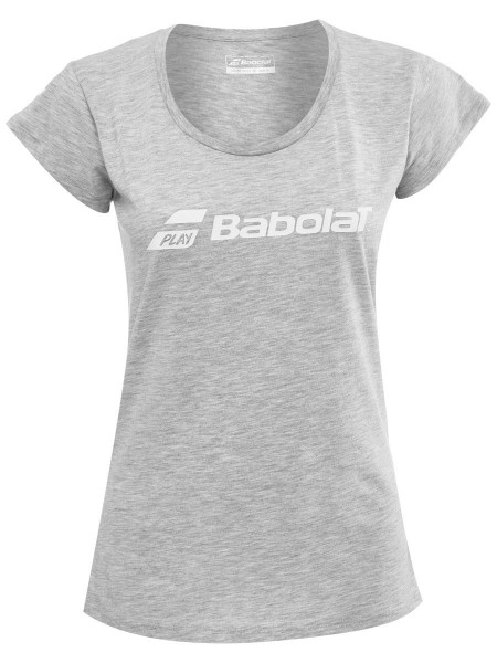Marškinėliai moterims Babolat Exercise Tee Women - high rise heather