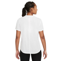 Ženska majica Nike Dri-FIT One SS Standard Fit Top W - white/black Ženska majica Nike Dri-FIT One SS Standard Fit Top W - white/black