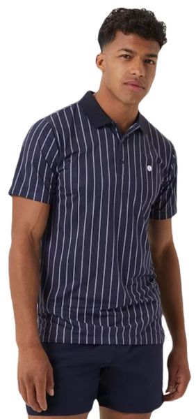 Herren Tennispoloshirt Björn Borg Ace Pinstripe - Blau