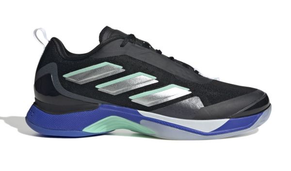 Damen-Tennisschuhe Adidas Avacourt W - core black/silver metallic/lucid blue