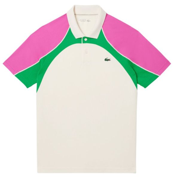 Men's Polo T-shirt Lacoste Ultra Dry Colorblock Tennis - Multicolor