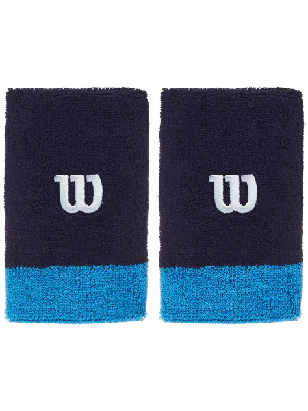  Wilson Extra Wide W Wristband - peacoat/coastal/white