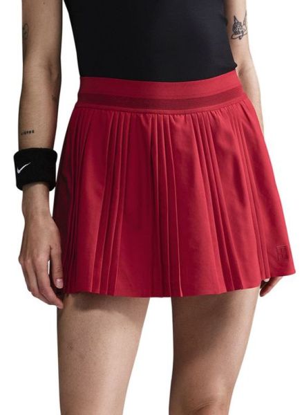 Women's skirt Nike Court Advantage Dri-Fit Pleated - Red