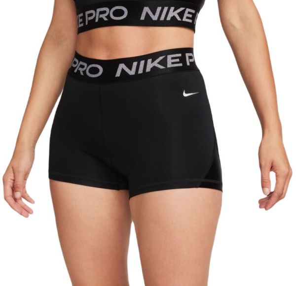 Shorts de tenis para mujer Nike Pro Mid-Rise 3
