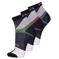 Ponožky Fila Quarter Multisport Socks 3P - new blue/multicolor
